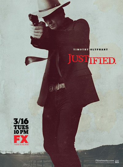 Justified on FX official poster one-sheet
